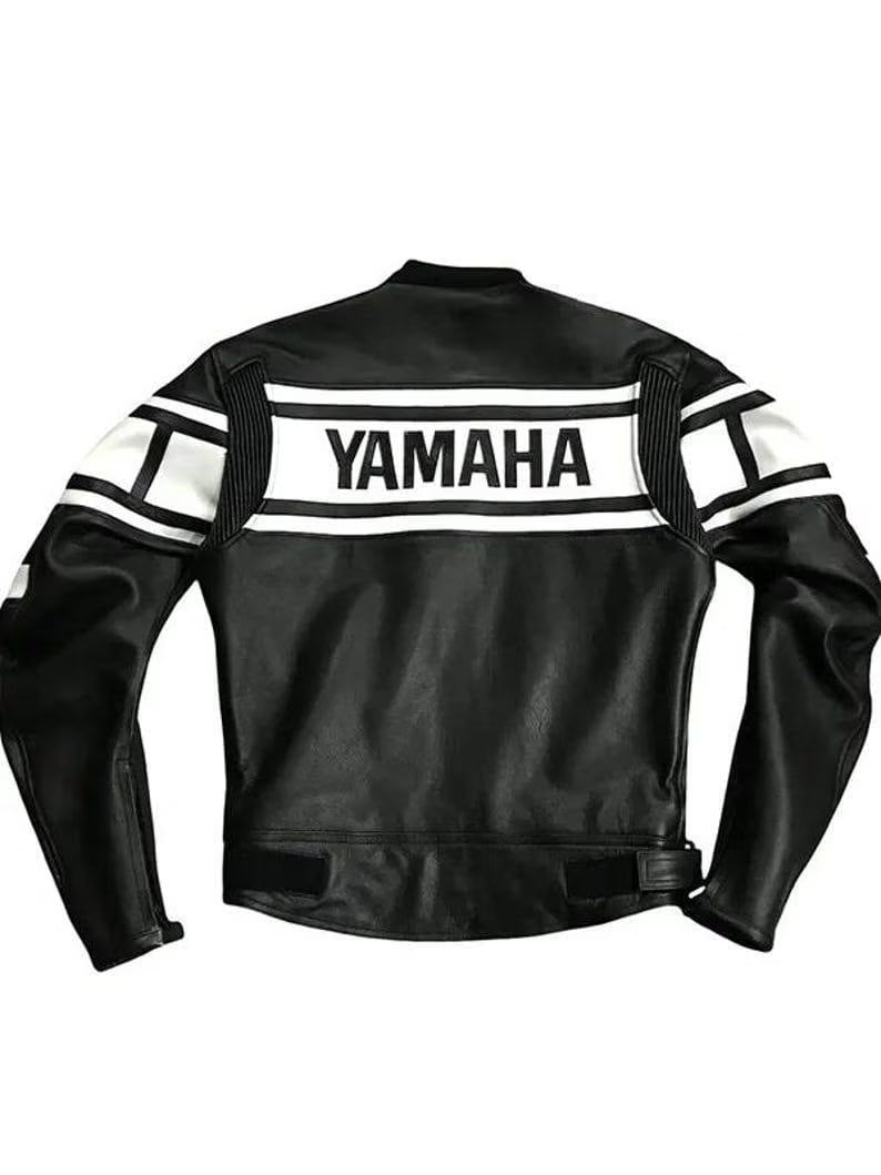 Black Yamaha Leather Jacket