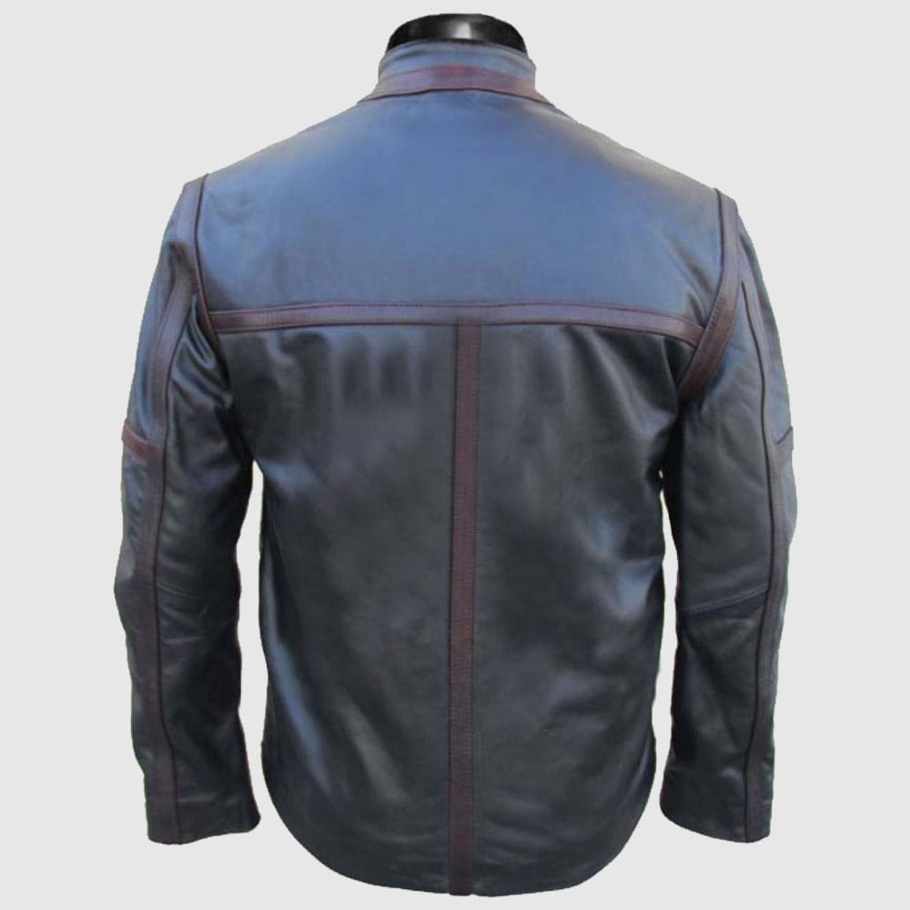 Bucky Barnes Sebastian Stan Jacket Black Leather Jacket