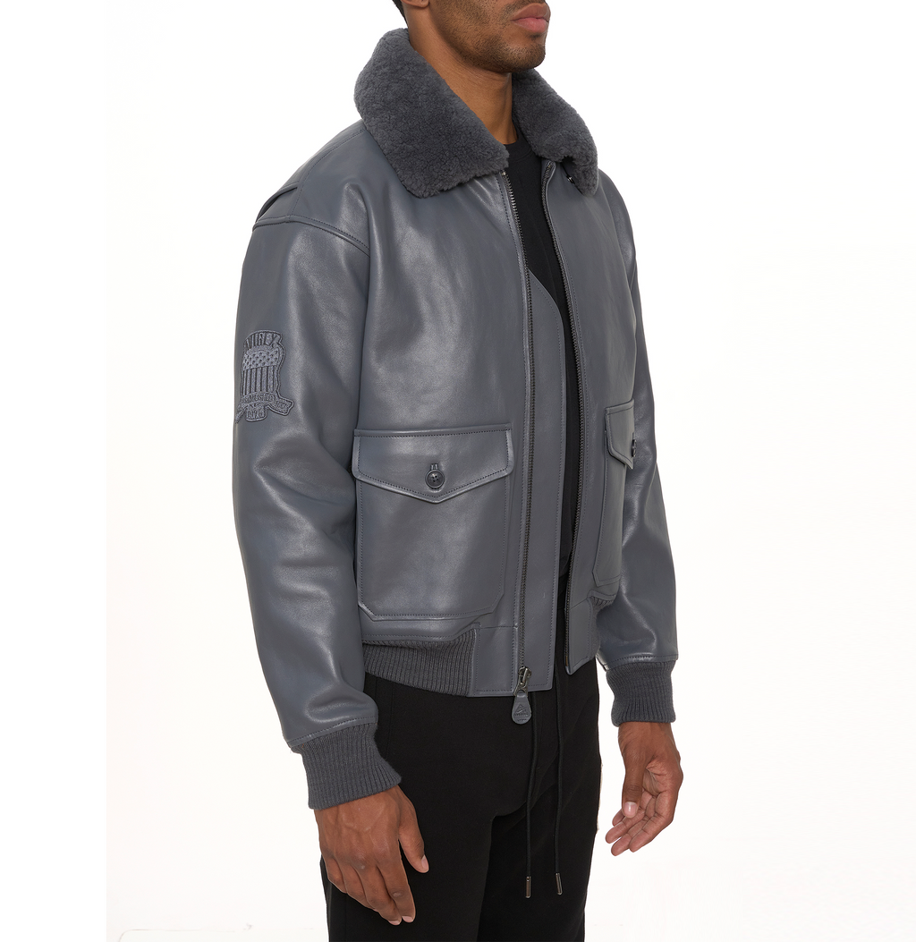 Leather Flight Jacket