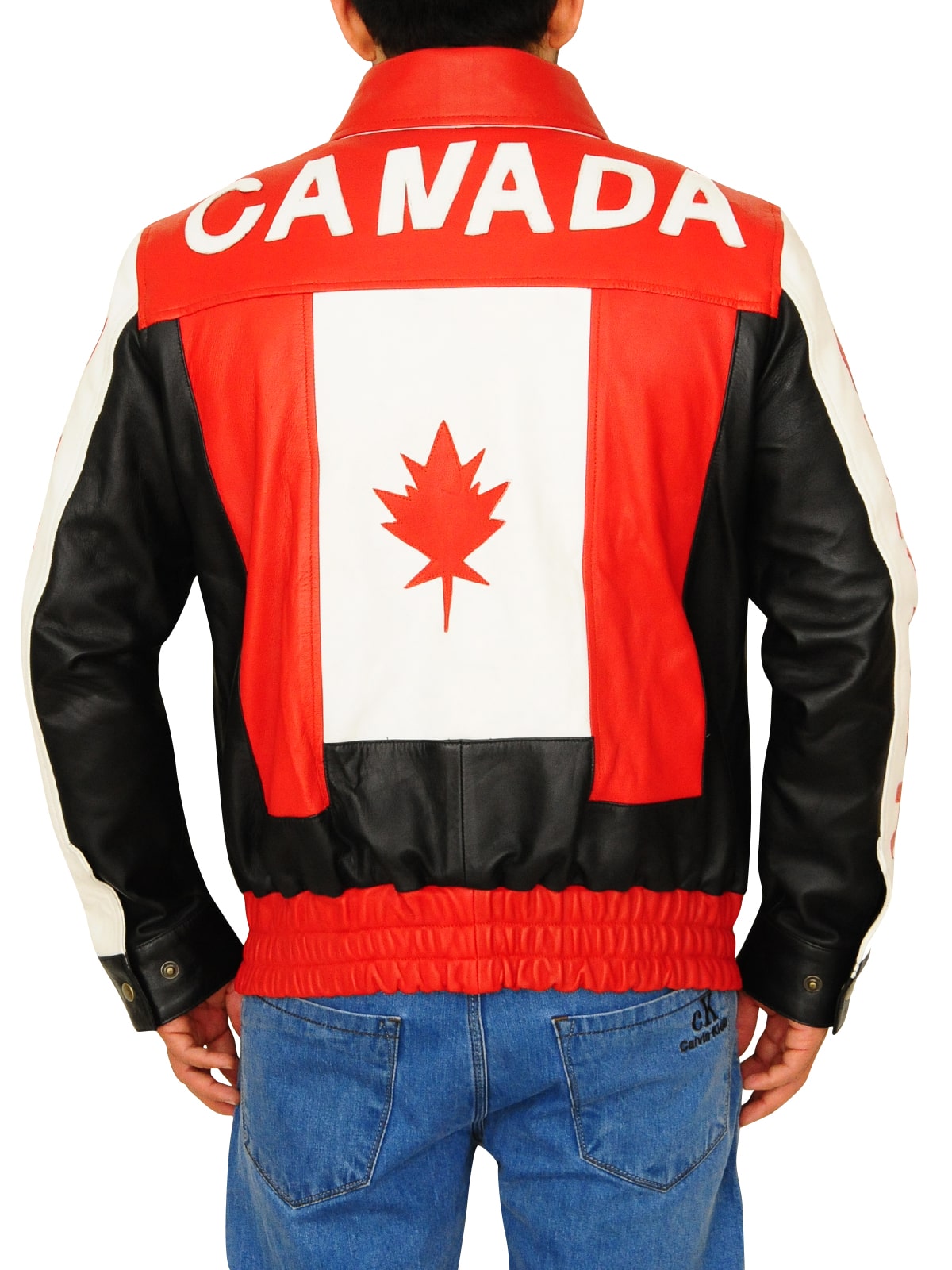 Canada Flag Leather Jacket