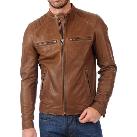 Men's Real Leather biker Jacket 