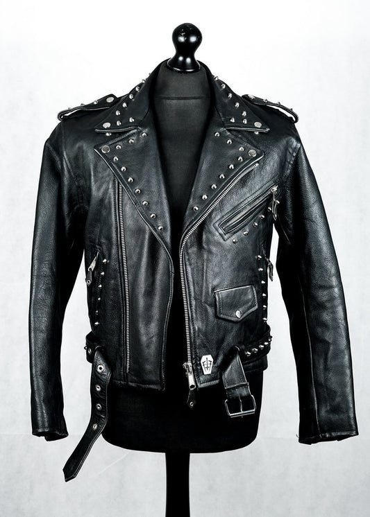 vintage leather jacket