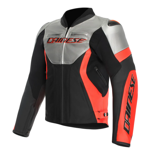 Dainese Racing Leather Motorcycle Riding Jacket
