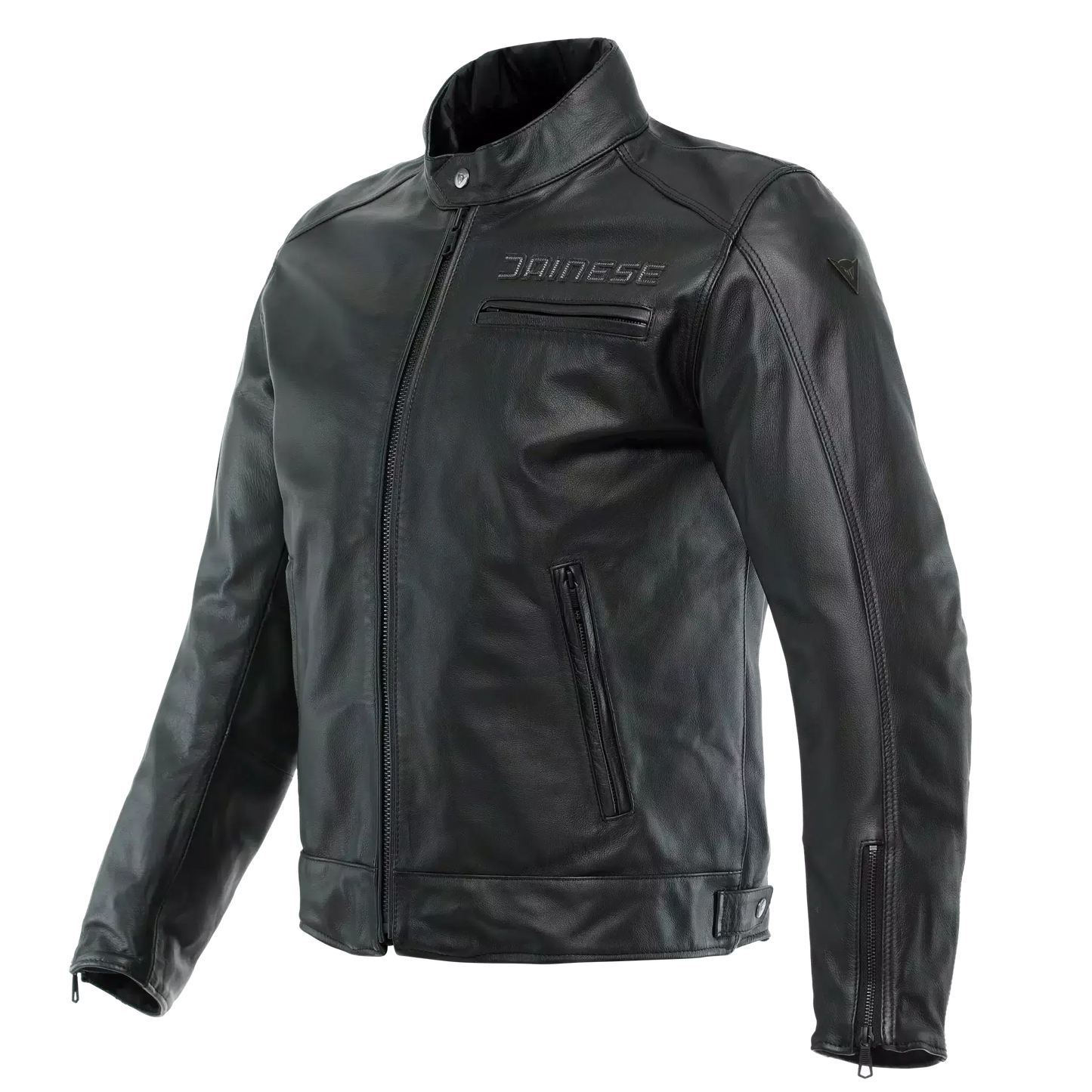 Dainese Zaurax Black Leather Motorcycle Jacket