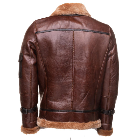 Esa Brown Shearling Jacket