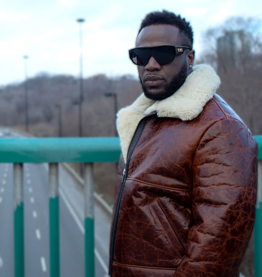 Oxblood B3 Bomber Vintage Wayne Nash jacket