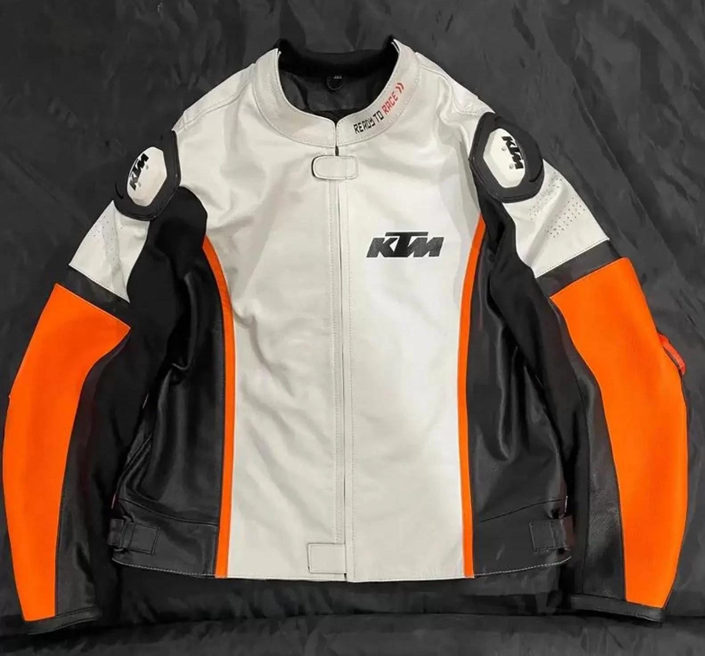 Handmade Custom KTM Racing Leather Jacket