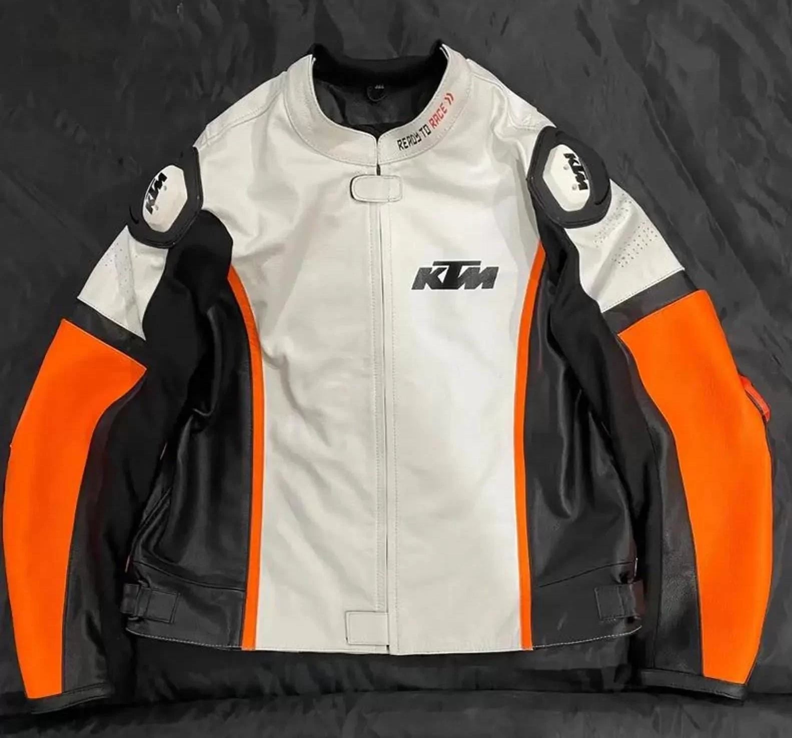 Handmade Custom KTM Racing Leather Jacket