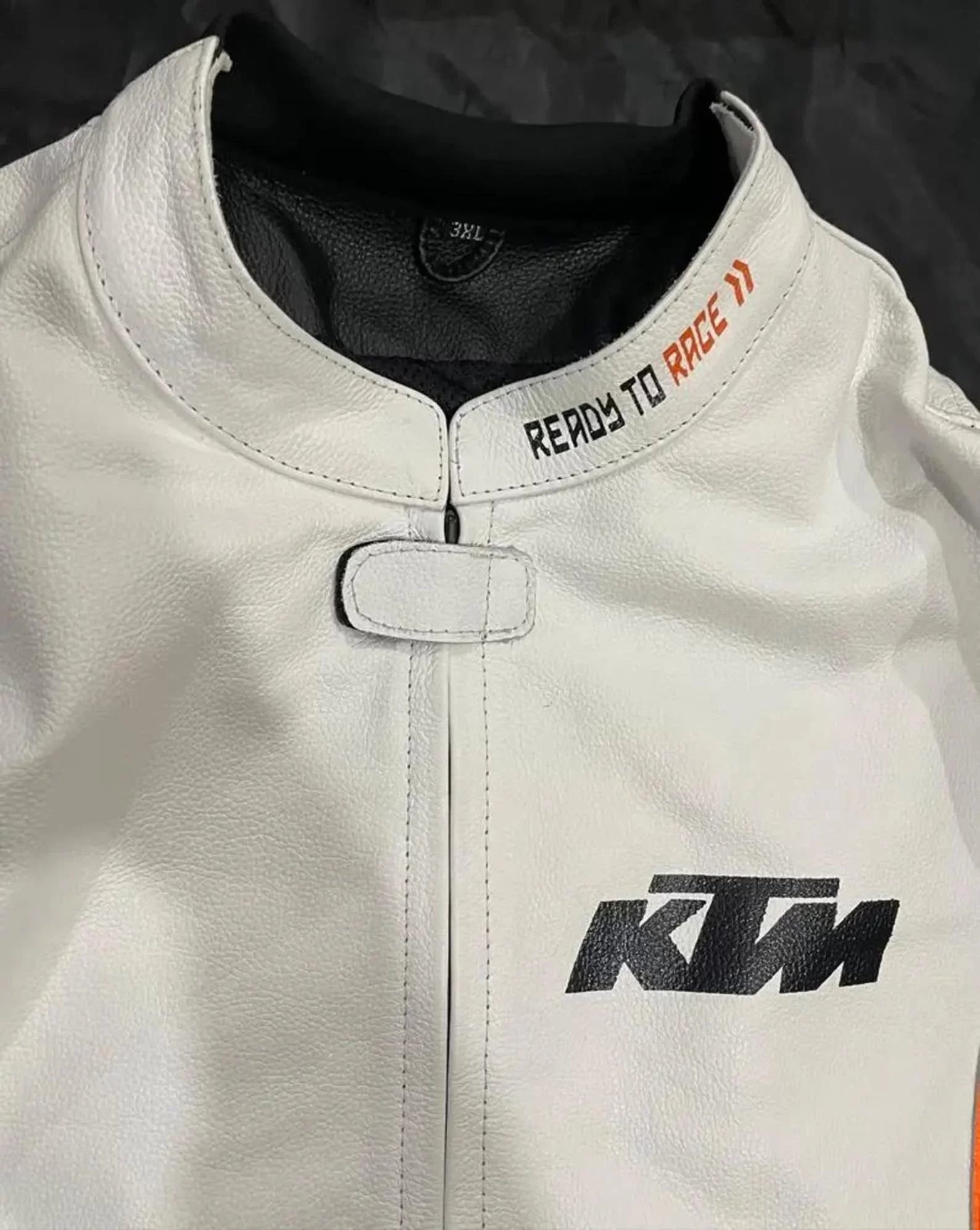 Handmade Custom KTM Racing Leather Jacket