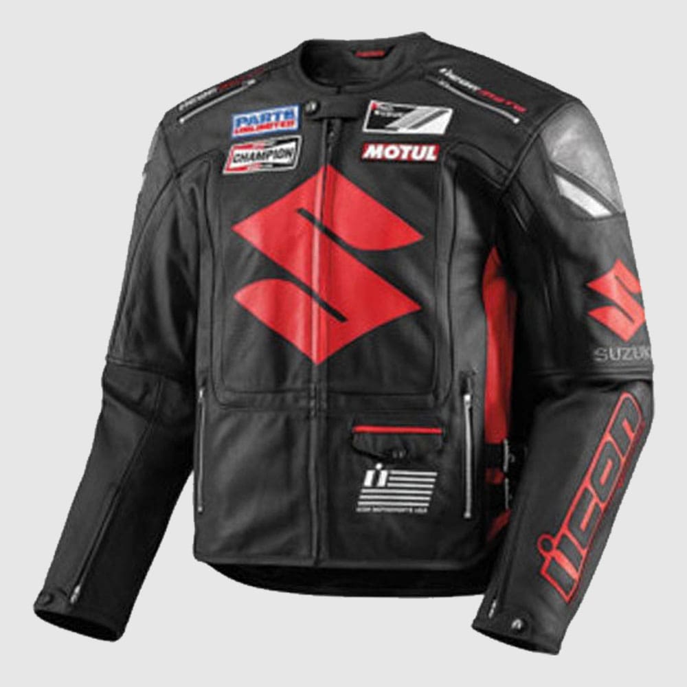 High Quality Suzuki Motorbike Motogp Leather Jacket