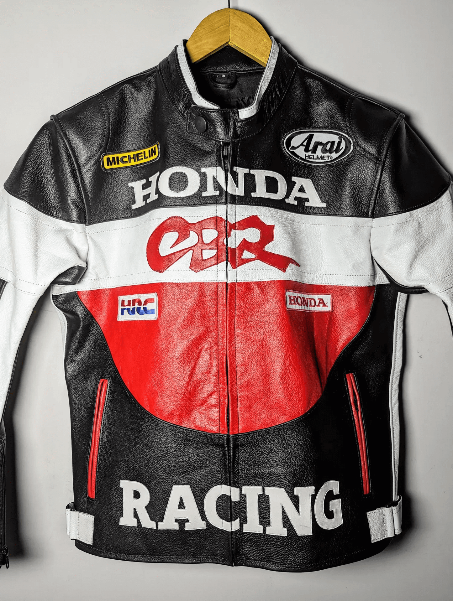 Honda Racing Black CBR Leather Jacket