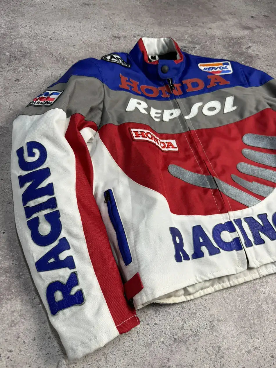 Honda Repsol Racing Motorbike Leather Jacket