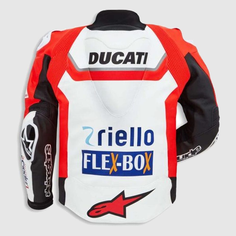 Jorge Lorenzo Ducati Flexbox MotoGP 2017 Leather Jacket