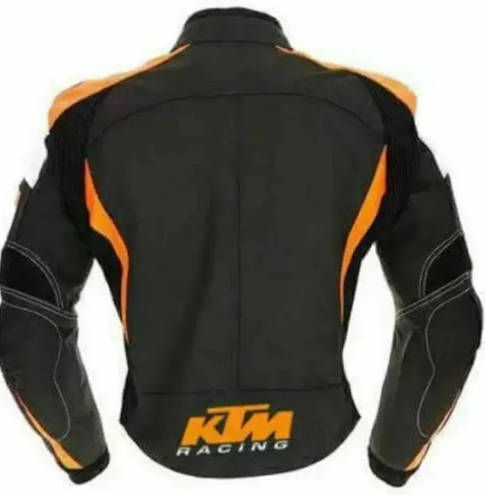 KTM Leather Motorcycle Racing Jacket – Premium Protective Gear
