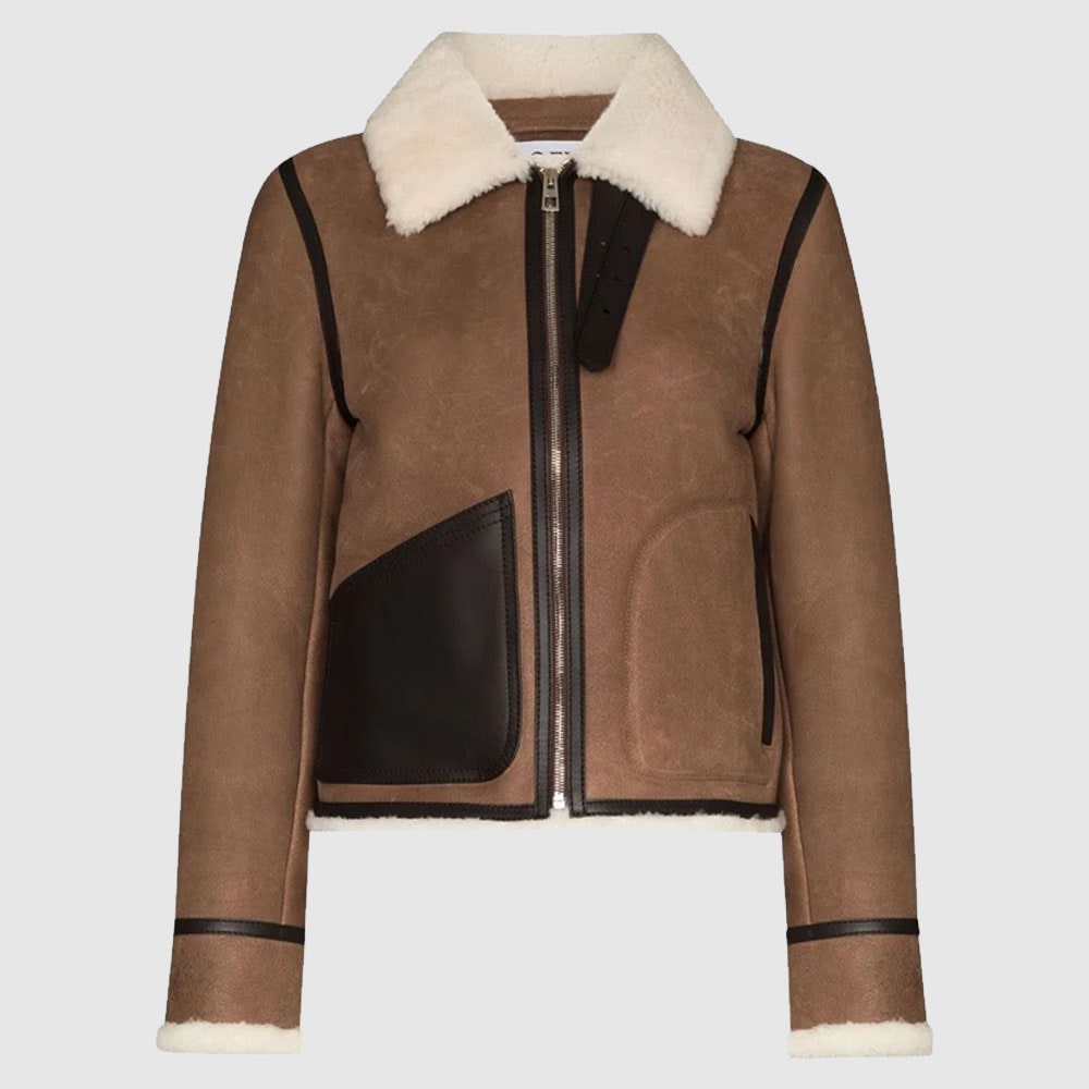 LOEWE Shearling Aviator Jacket