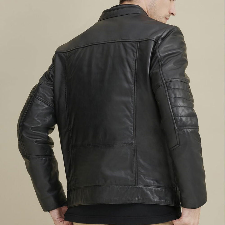 Buy Best Men's RidingJackets MotoFashion Moto Biker Leather Jacket