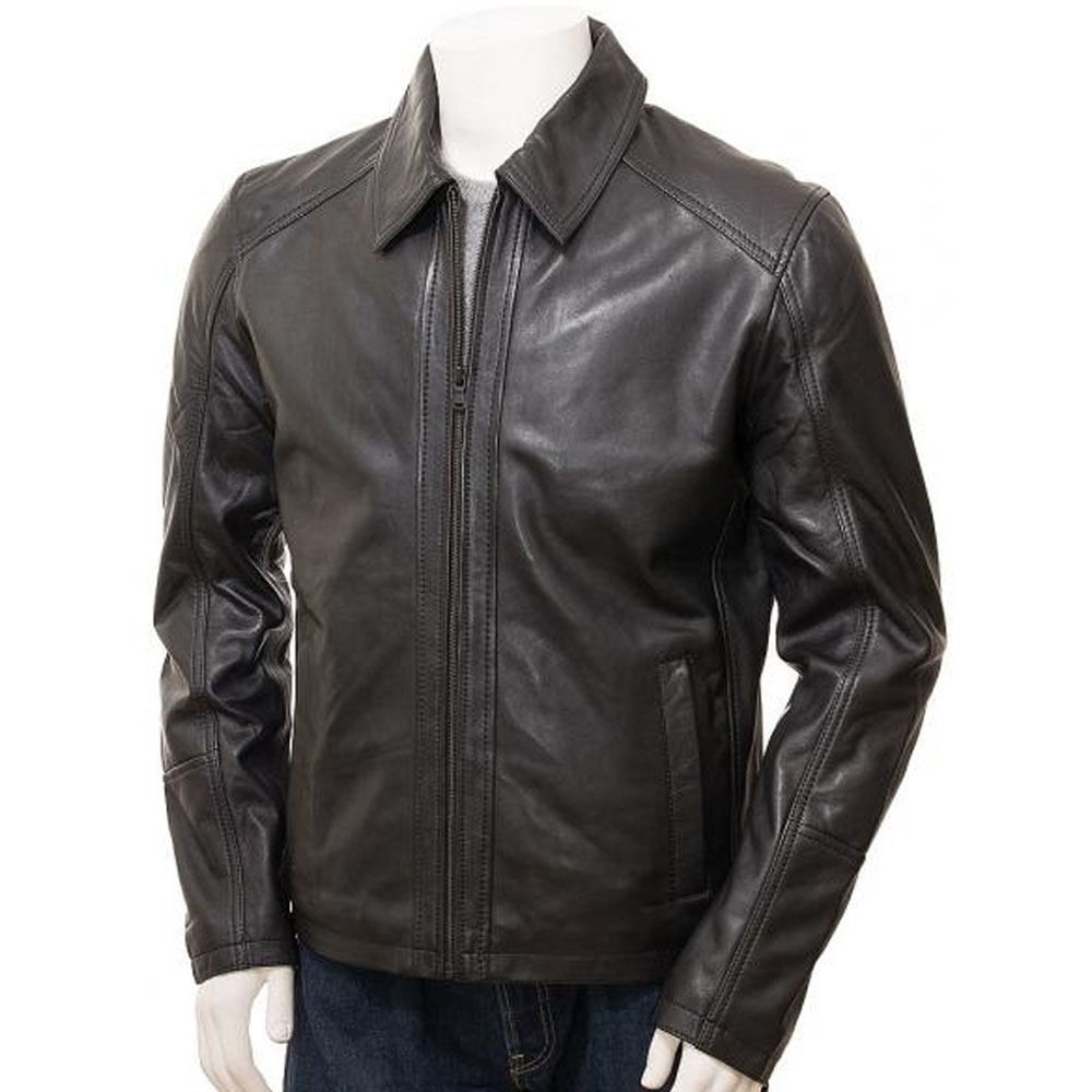  Black Leather Jacket for Men