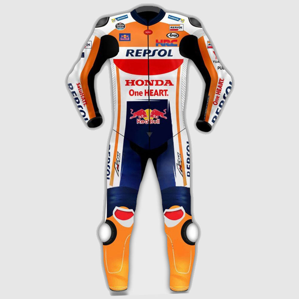 Marc Marquez Honda Repsol MotoGp Motorcycle Leather Suit