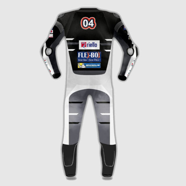 Andrea Dovizioso Ducati Motogp Motorcycle Black Leather Suit