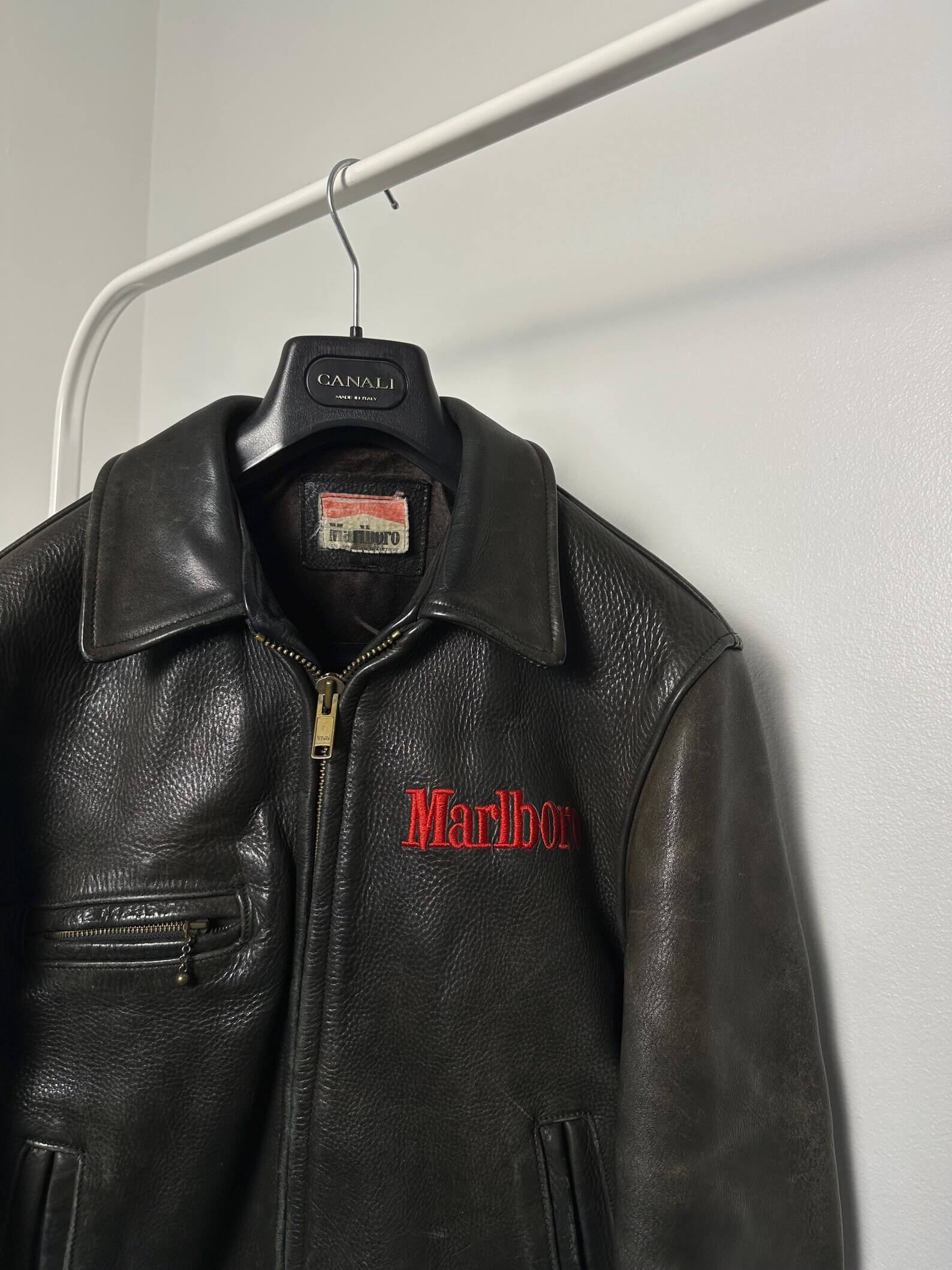 Marlboro American Tradition Vintage Leather Jacket