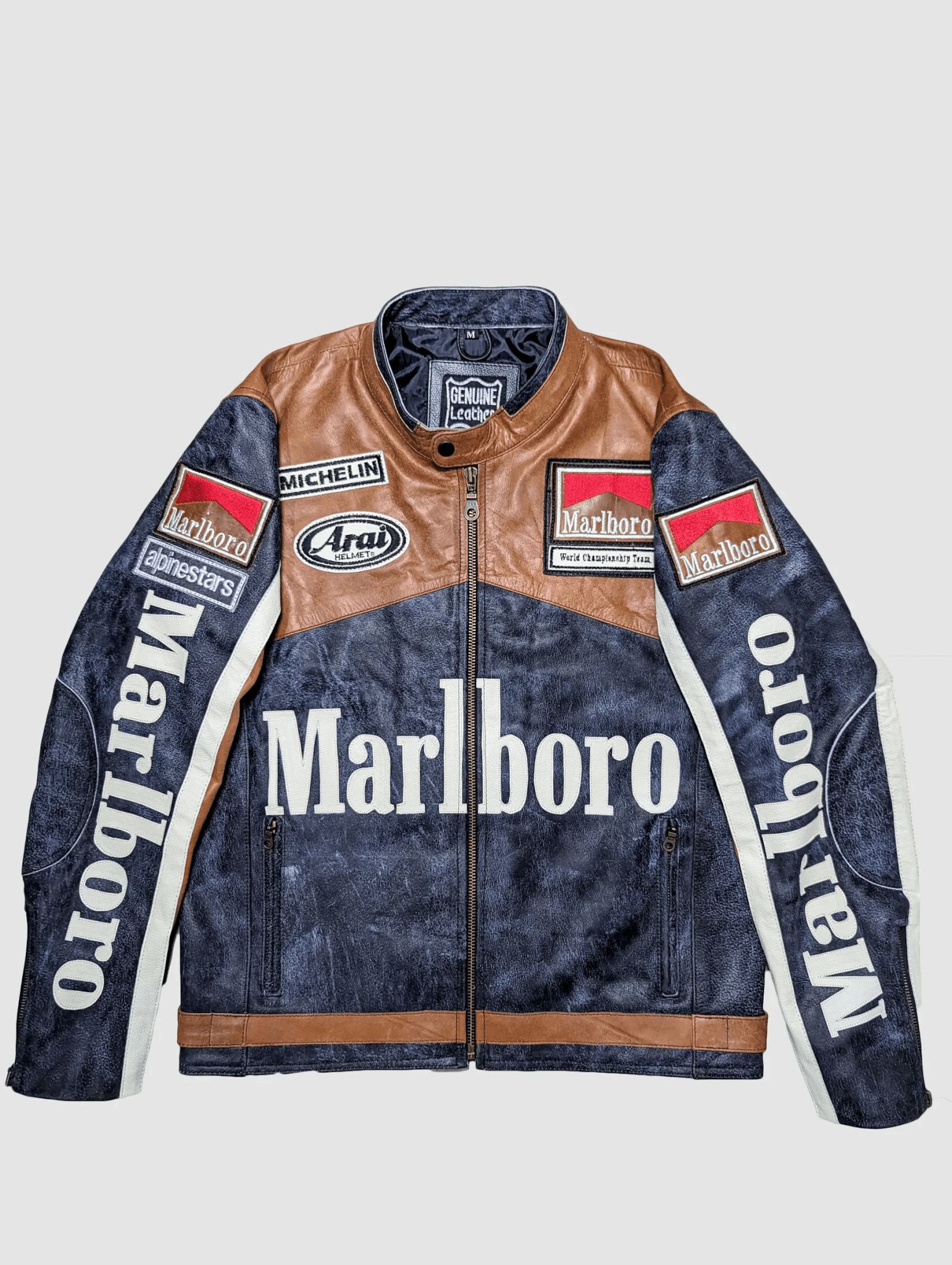 Marlboro Racing Motorcycle Leather Jacket