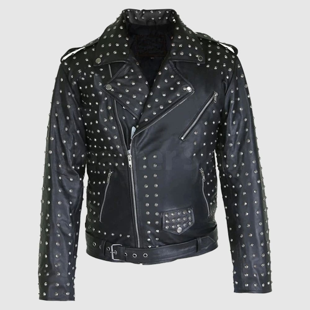 Studded Leather Jacket