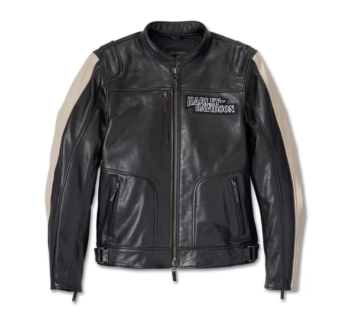 Men’s Enduro Screamin’ Eagle Leather Jacket – High-Performance