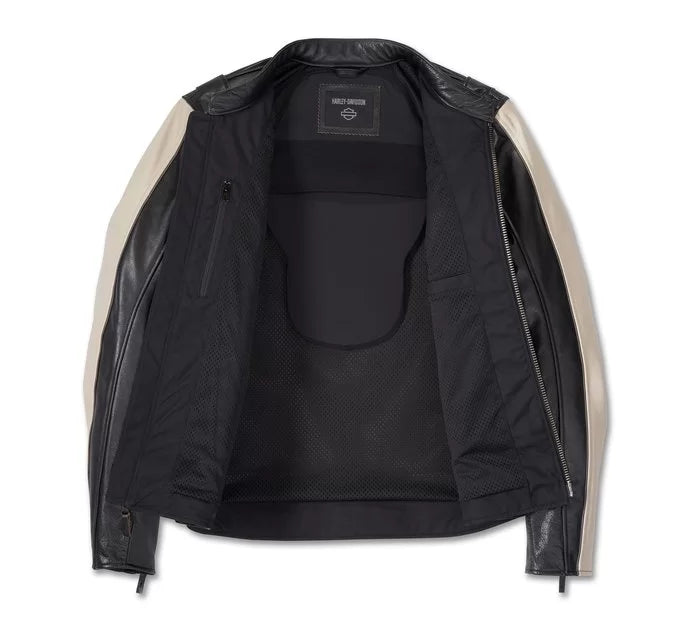 Men’s Enduro Screamin’ Eagle Leather Jacket – High-Performance