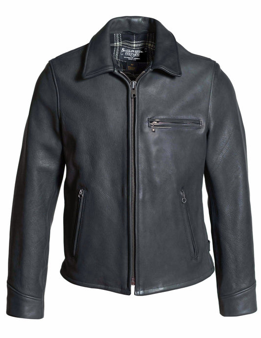 Men’s Black Real Leather Rider Jacket - Stylish 