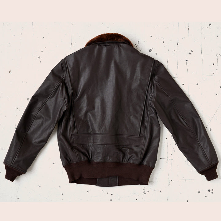 Buy Best Fashion Mens M-422A flight Leather Bomber Jacket