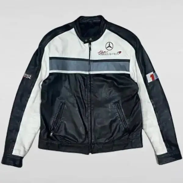 Mercedes Benz West Race F1​ Leather Jacket