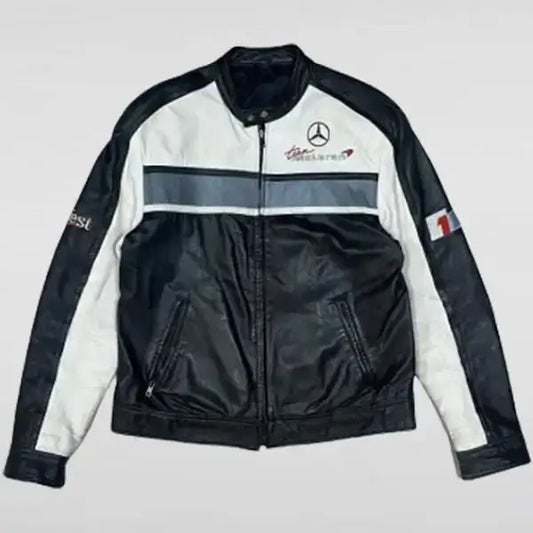 Mercedes Benz West Race F1​ Leather Jacket