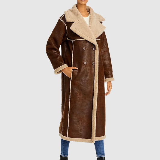 Simon Miller Jetz Faux Shearling Coat