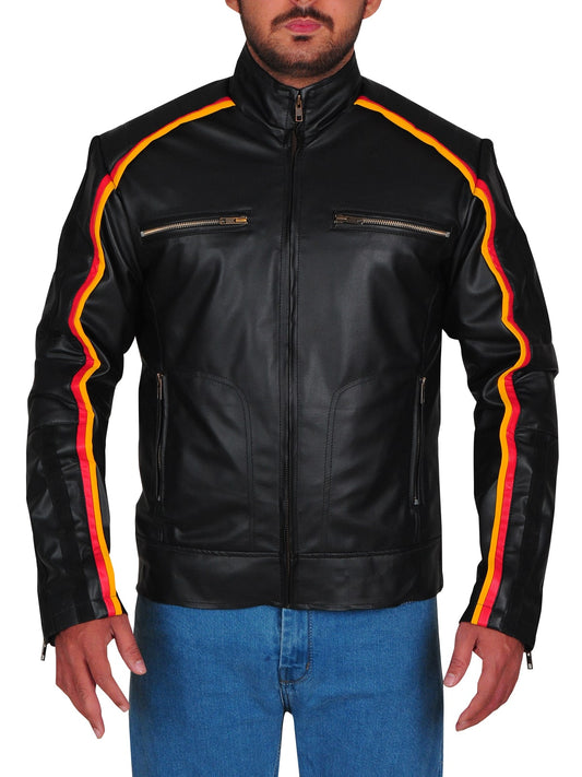 Trendy Black Leather Jacket