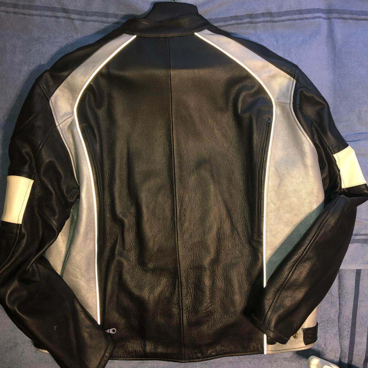 Unisex Motorcycle Yamaha Racing Cowhide Leather Jacket