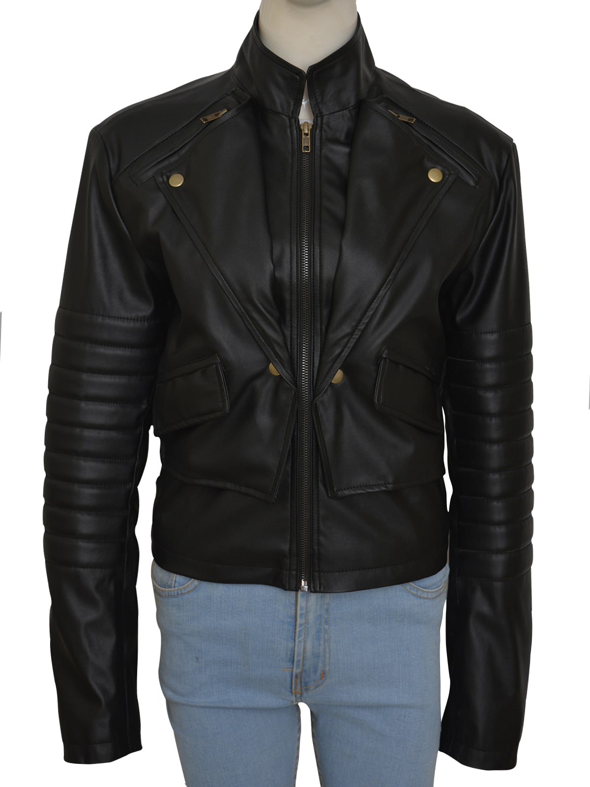 Women Black Brando Jacket