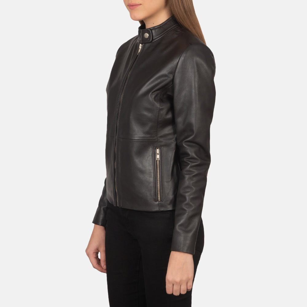 Buy Best Classic Looking Fashion Rave Brown Leather Biker Jacket