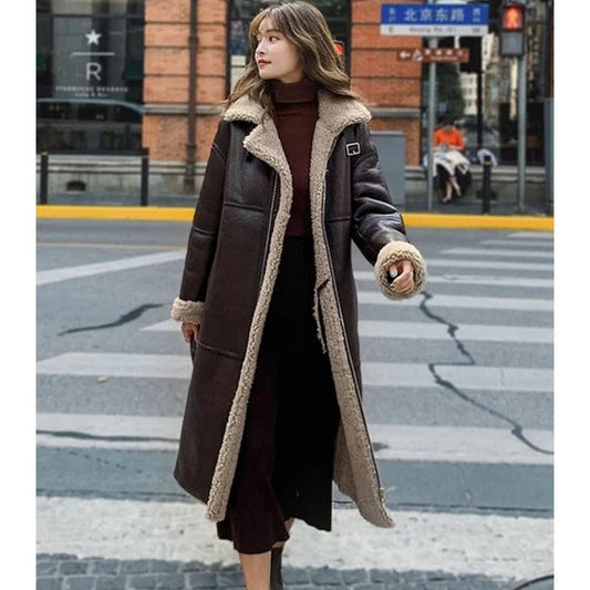 Women’s B3 Bomber shearling Coat