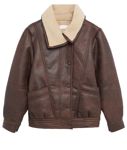 Women’s Faux Shearling Aviator Jacket