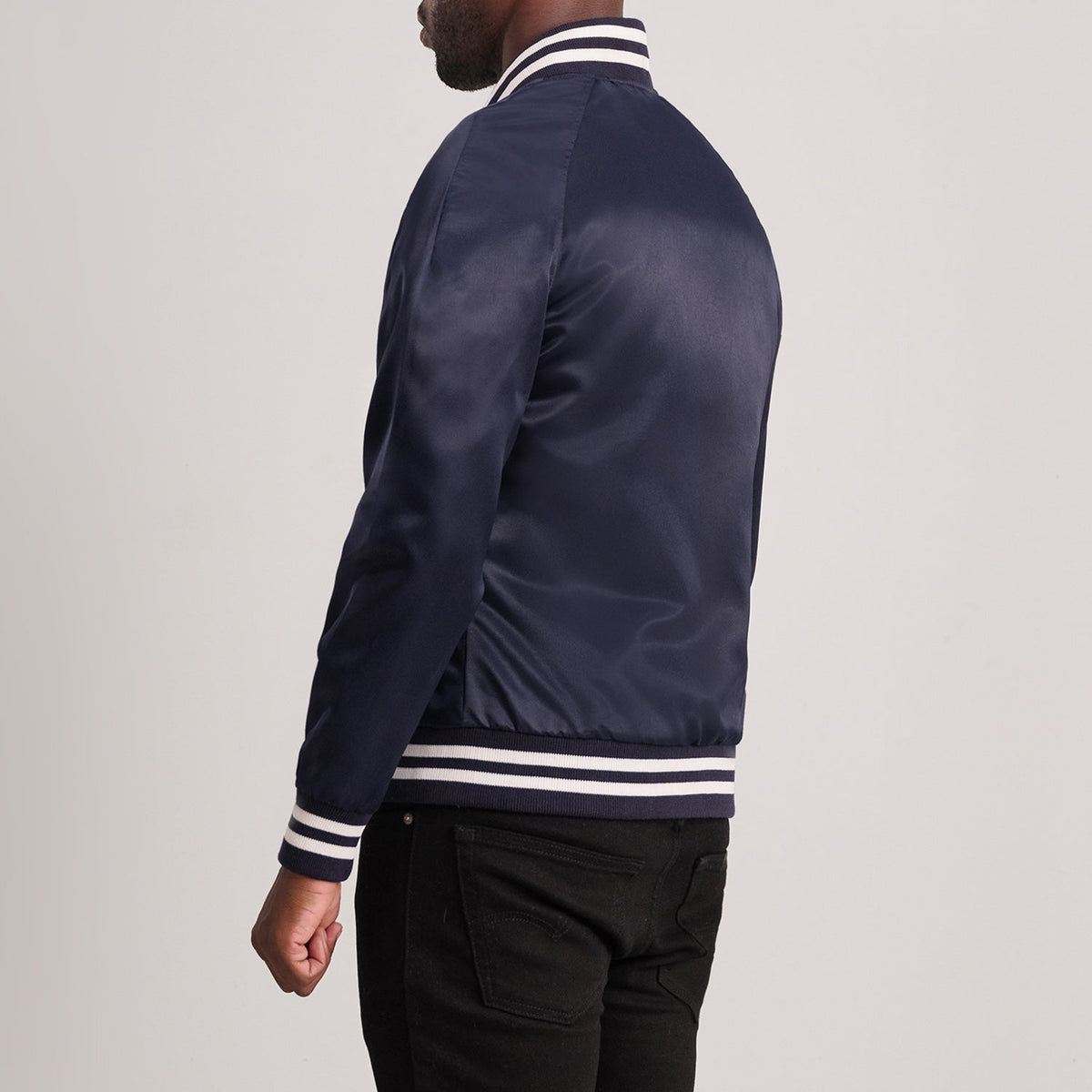 Xander Blue Varsity Jacket