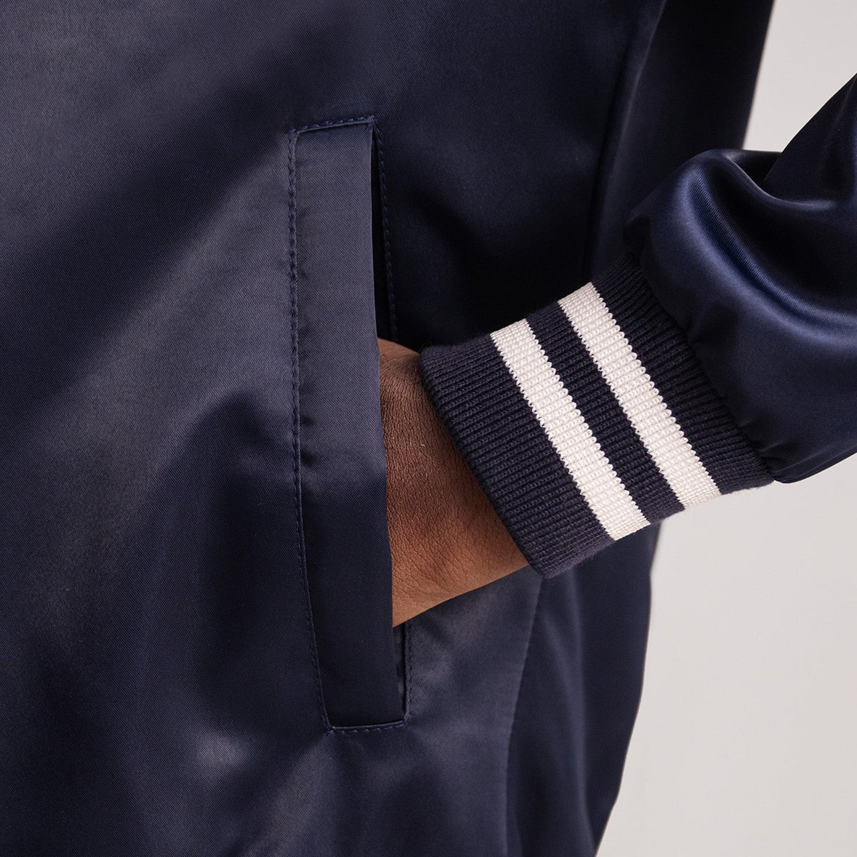 Xander Blue Varsity Jacket
