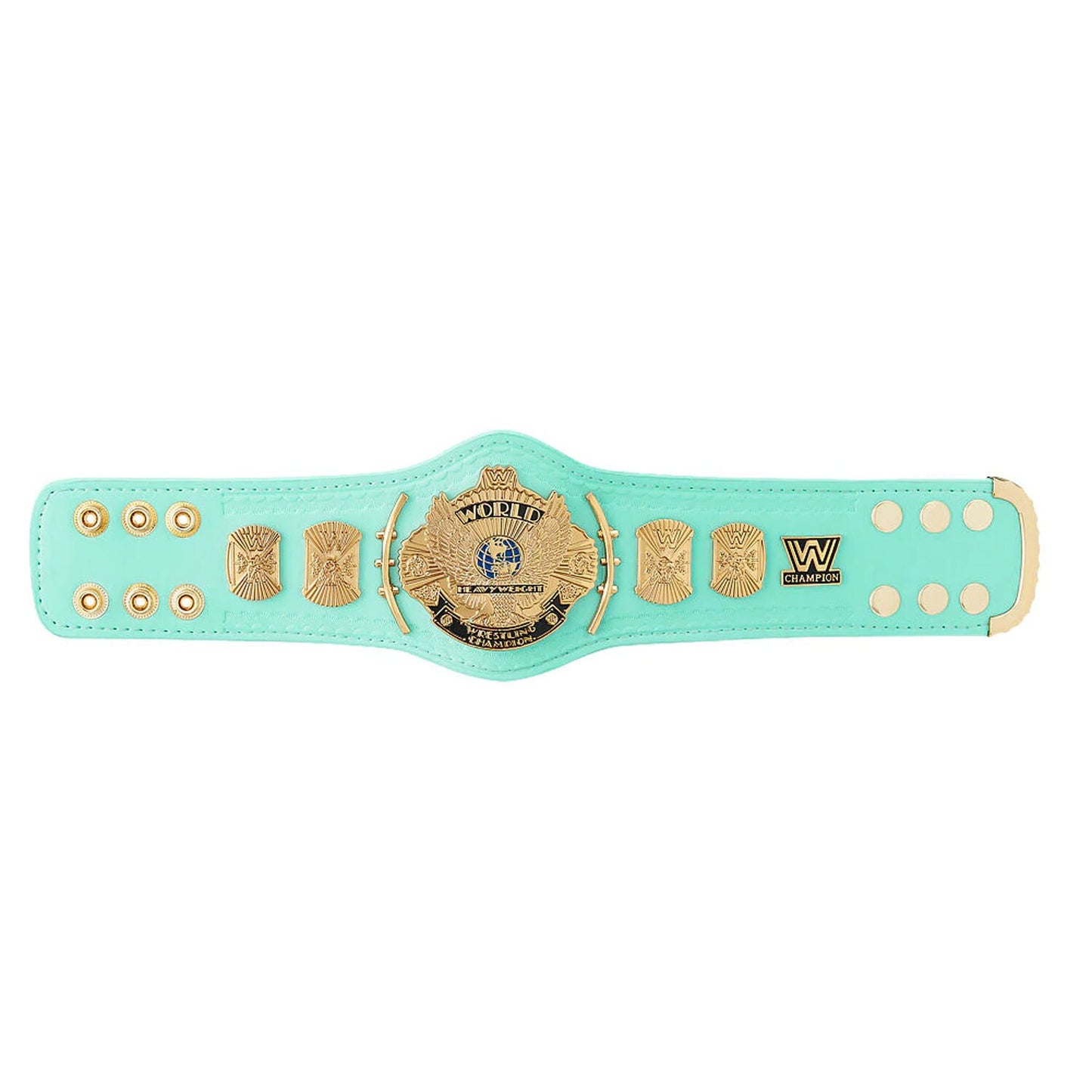 Blue WWE Winged Eagle Championship Mini Replica Title Belt