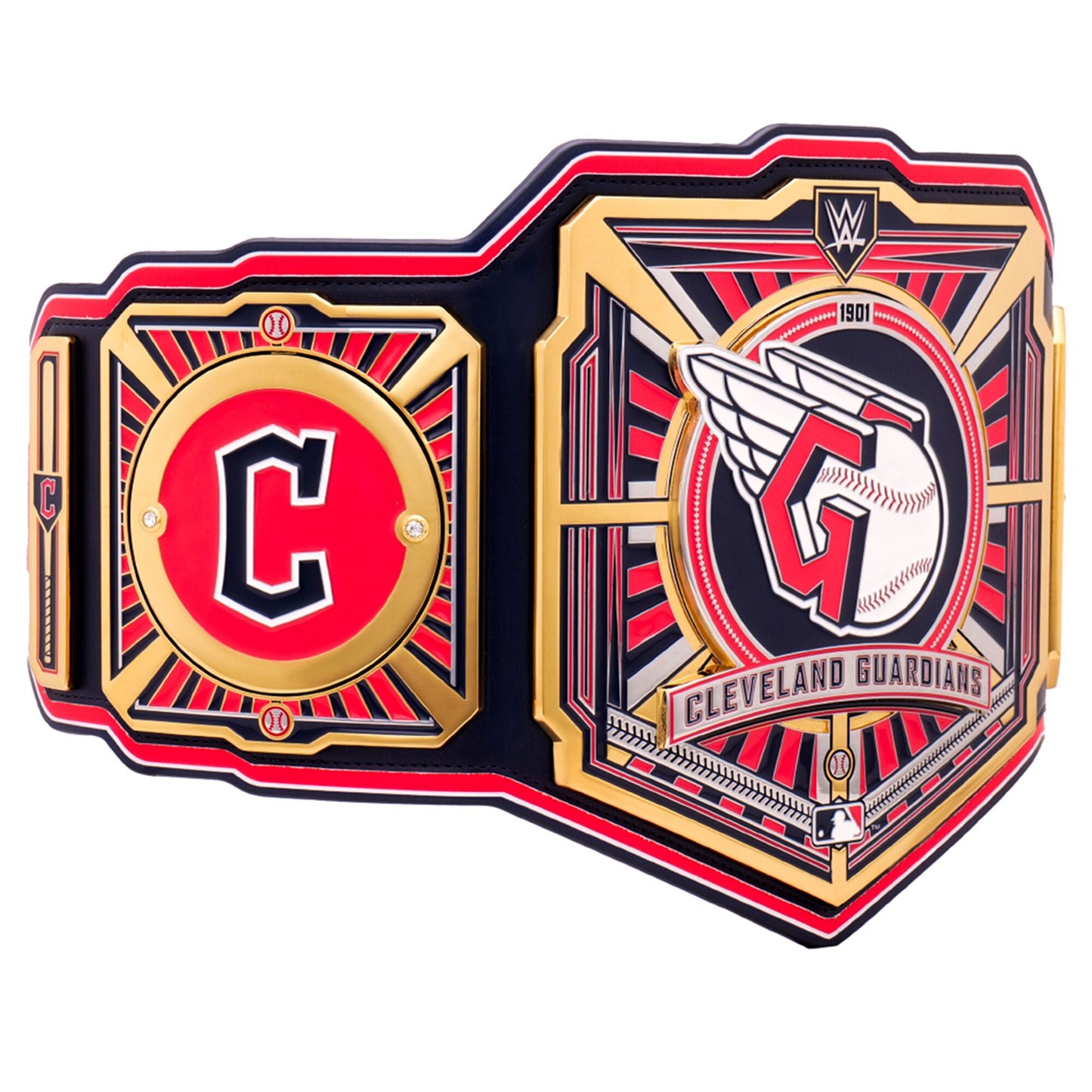 Cleveland Guardians WWE Legacy Title Belt