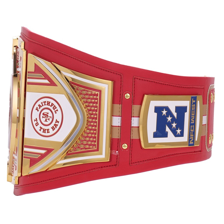 Purchase Best High Quality Of San Francisco 49ers WWE Legacy Title Belt Championship Gear