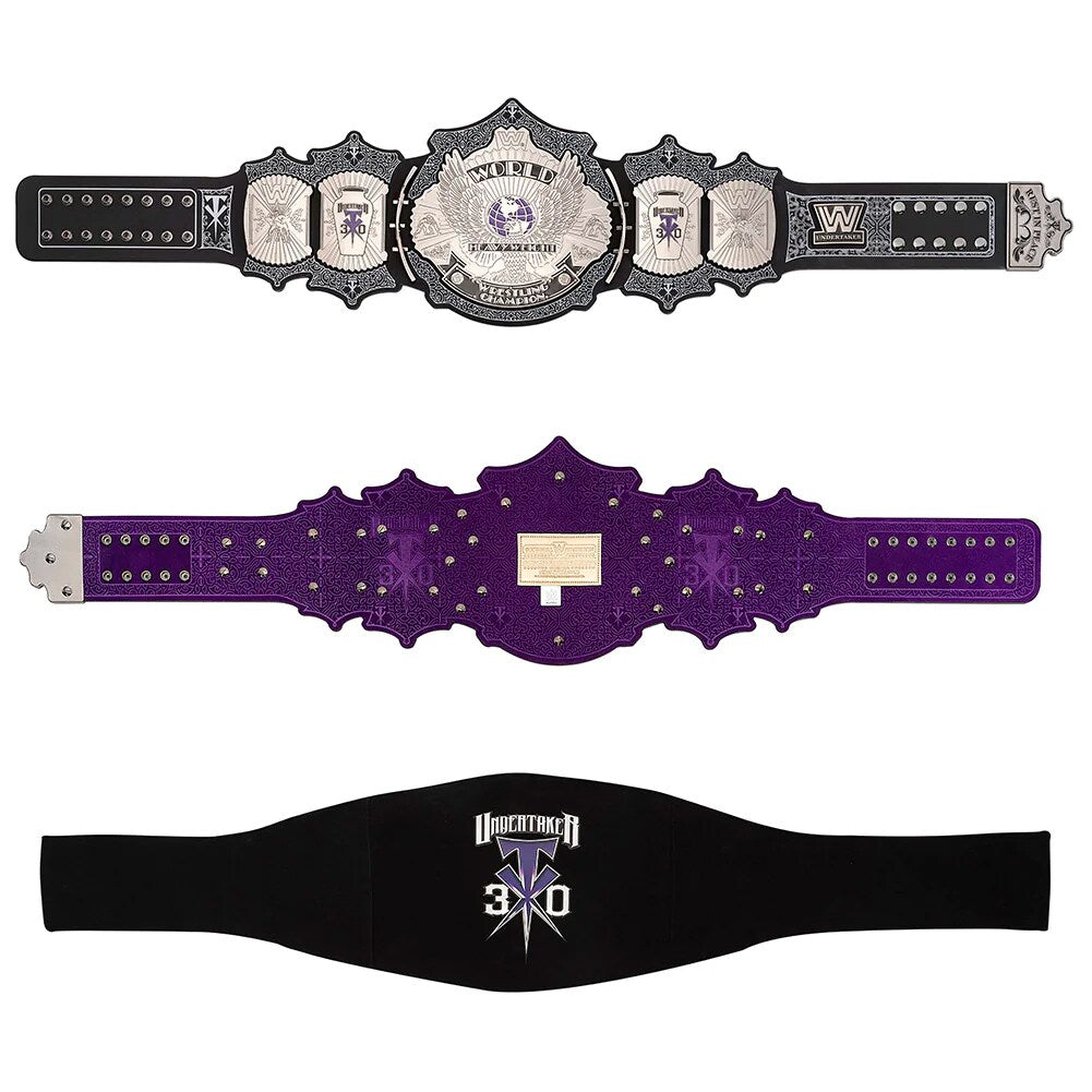 The Undertaker 30 Years Signature Series Championship Mini Title Belt