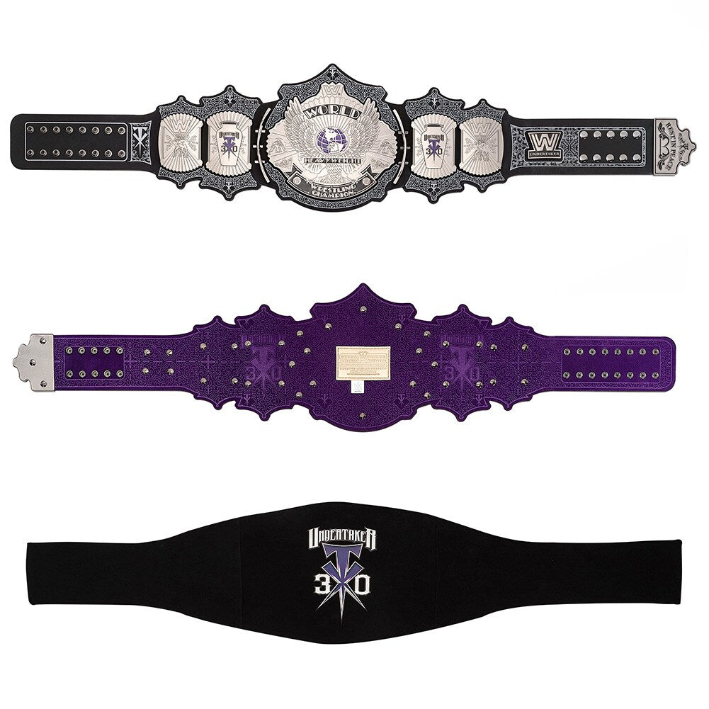 The Undertaker 30 Years Signature Series Championship Replica Title Belt