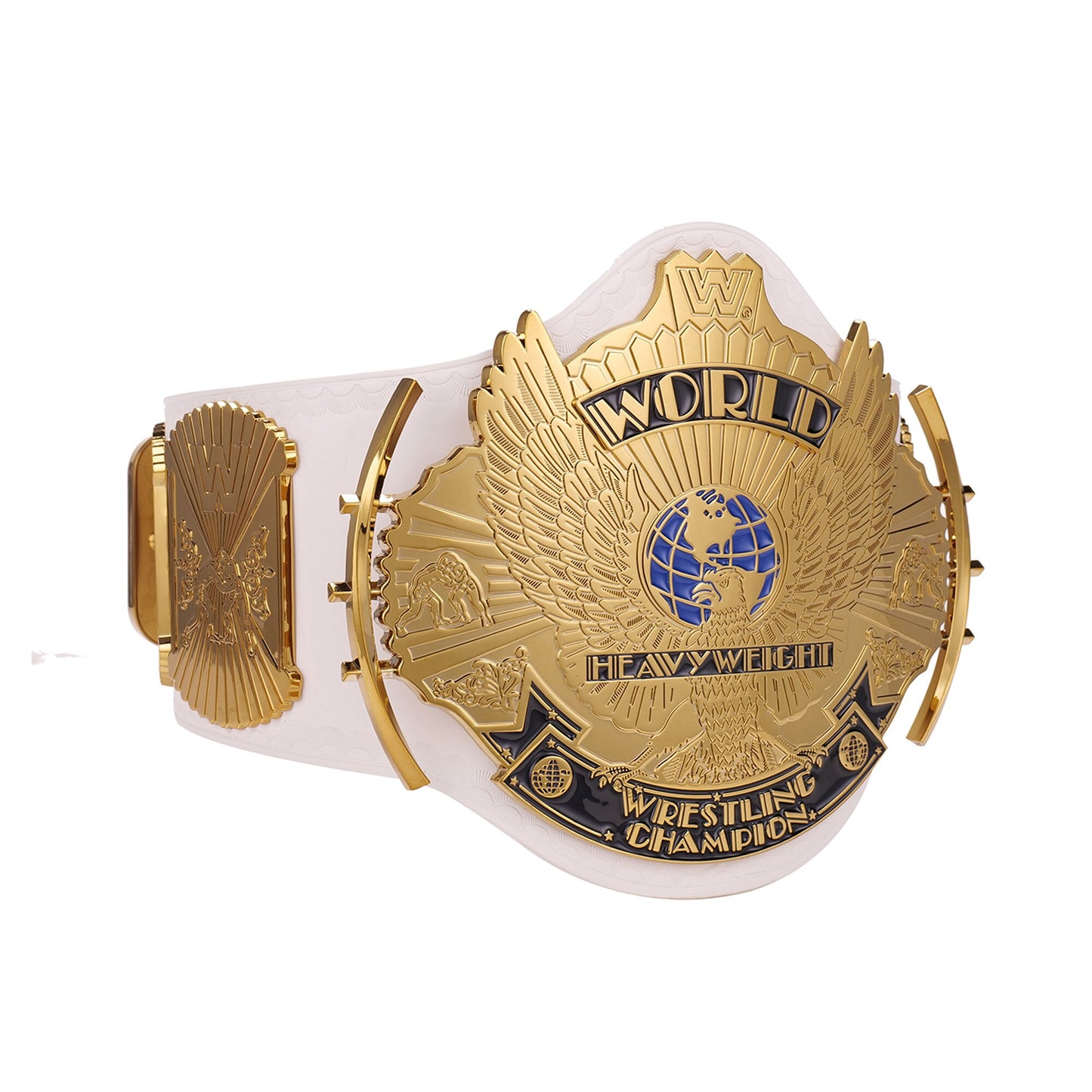 White WWE Winged Eagle Championship Replica Title Belt