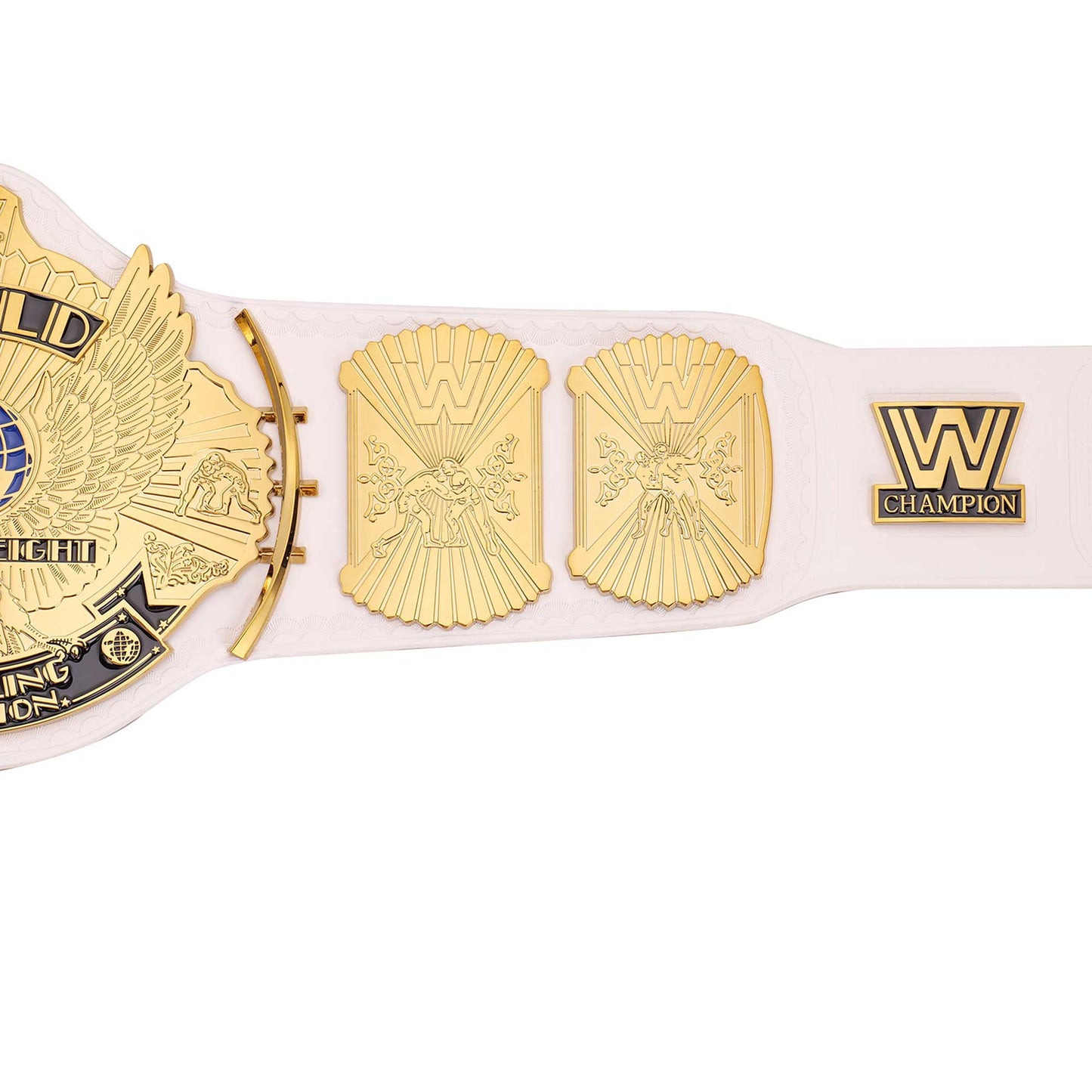 White WWE Winged Eagle Championship Replica Title Belt